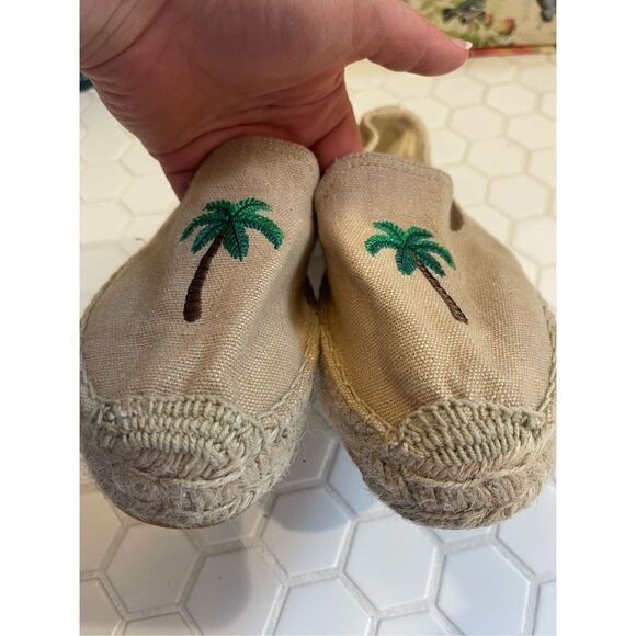 Soludos Palm Tree Espadrilles 7.5 - Picture 2 of 5